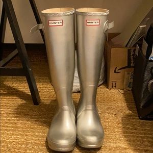 Metallic Hunter Boots